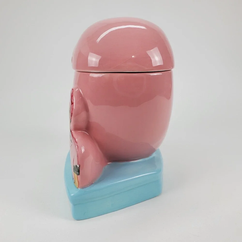 I Love Lucy Chocolate Factory Heart Ceramic Cookie Jar Westland Giftware 19830